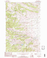 Pony Montana Historical topographic map, 1:24000 scale, 7.5 X 7.5 Minute, Year 1988