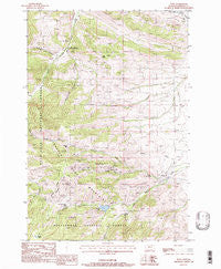 Pony Montana Historical topographic map, 1:24000 scale, 7.5 X 7.5 Minute, Year 1988