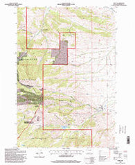 Pony Montana Historical topographic map, 1:24000 scale, 7.5 X 7.5 Minute, Year 1996