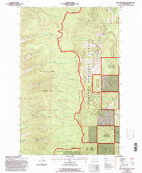 Porcupine Creek Montana Historical topographic map, 1:24000 scale, 7.5 X 7.5 Minute, Year 1994