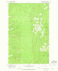 Porcupine Creek Montana Historical topographic map, 1:24000 scale, 7.5 X 7.5 Minute, Year 1965