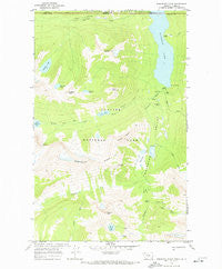 Porcupine Ridge Montana Historical topographic map, 1:24000 scale, 7.5 X 7.5 Minute, Year 1968