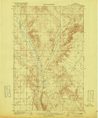 Porcupine Valley Montana Historical topographic map, 1:62500 scale, 15 X 15 Minute, Year 1918