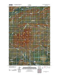 Porcupine Butte Montana Historical topographic map, 1:24000 scale, 7.5 X 7.5 Minute, Year 2011