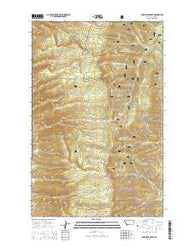 Porcupine Creek Montana Current topographic map, 1:24000 scale, 7.5 X 7.5 Minute, Year 2014