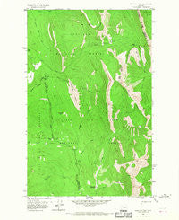 Porphyry Reef Montana Historical topographic map, 1:24000 scale, 7.5 X 7.5 Minute, Year 1958