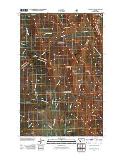 Porphyry Reef Montana Historical topographic map, 1:24000 scale, 7.5 X 7.5 Minute, Year 2011