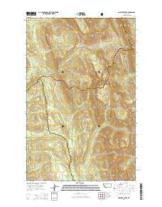 Porphyry Reef Montana Current topographic map, 1:24000 scale, 7.5 X 7.5 Minute, Year 2014