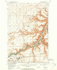 Portage Montana Historical topographic map, 1:62500 scale, 15 X 15 Minute, Year 1948