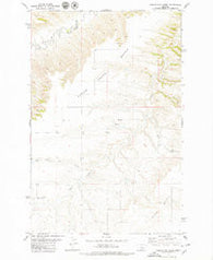 Possum Run Creek Montana Historical topographic map, 1:24000 scale, 7.5 X 7.5 Minute, Year 1979
