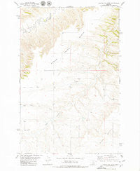 Possum Run Creek Montana Historical topographic map, 1:24000 scale, 7.5 X 7.5 Minute, Year 1979