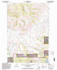 Potato Lakes Montana Historical topographic map, 1:24000 scale, 7.5 X 7.5 Minute, Year 1996
