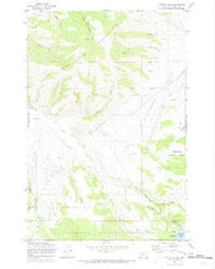 Potato Lakes Montana Historical topographic map, 1:24000 scale, 7.5 X 7.5 Minute, Year 1971