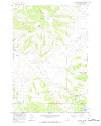 Potato Lakes Montana Historical topographic map, 1:24000 scale, 7.5 X 7.5 Minute, Year 1971