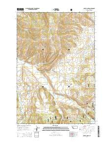 Potato Lakes Montana Current topographic map, 1:24000 scale, 7.5 X 7.5 Minute, Year 2014