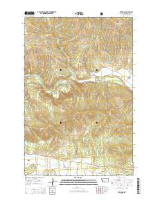 Potomac Montana Current topographic map, 1:24000 scale, 7.5 X 7.5 Minute, Year 2014