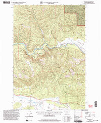 Potomac Montana Historical topographic map, 1:24000 scale, 7.5 X 7.5 Minute, Year 1999
