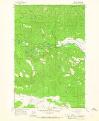 Potomac Montana Historical topographic map, 1:24000 scale, 7.5 X 7.5 Minute, Year 1965