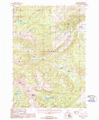 Potosi Peak Montana Historical topographic map, 1:24000 scale, 7.5 X 7.5 Minute, Year 1988