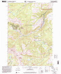 Potosi Peak Montana Historical topographic map, 1:24000 scale, 7.5 X 7.5 Minute, Year 1997