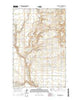 Poverty Coulee Montana Current topographic map, 1:24000 scale, 7.5 X 7.5 Minute, Year 2014
