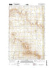 Poverty Coulee NE Montana Current topographic map, 1:24000 scale, 7.5 X 7.5 Minute, Year 2014