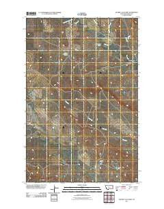 Poverty Flat West Montana Historical topographic map, 1:24000 scale, 7.5 X 7.5 Minute, Year 2011