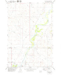 Powderville Montana Historical topographic map, 1:24000 scale, 7.5 X 7.5 Minute, Year 1979