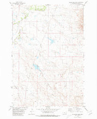 Prairie Dog Creek Montana Historical topographic map, 1:24000 scale, 7.5 X 7.5 Minute, Year 1980