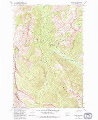 Prairie Reef Montana Historical topographic map, 1:24000 scale, 7.5 X 7.5 Minute, Year 1970