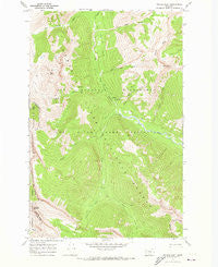 Prairie Reef Montana Historical topographic map, 1:24000 scale, 7.5 X 7.5 Minute, Year 1970