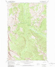 Prairie Reef Montana Historical topographic map, 1:24000 scale, 7.5 X 7.5 Minute, Year 1970
