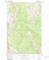 Prairie Reef Montana Historical topographic map, 1:24000 scale, 7.5 X 7.5 Minute, Year 1970