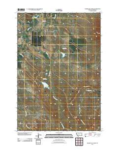 Prairie Dog Creek Montana Historical topographic map, 1:24000 scale, 7.5 X 7.5 Minute, Year 2011