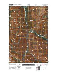 Prairie Reef Montana Historical topographic map, 1:24000 scale, 7.5 X 7.5 Minute, Year 2011