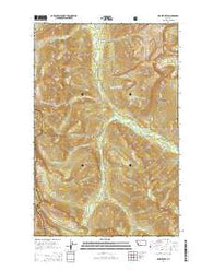 Prairie Reef Montana Current topographic map, 1:24000 scale, 7.5 X 7.5 Minute, Year 2014