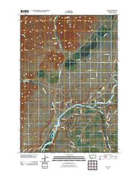 Pray Montana Historical topographic map, 1:24000 scale, 7.5 X 7.5 Minute, Year 2011