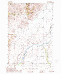 Pray Montana Historical topographic map, 1:24000 scale, 7.5 X 7.5 Minute, Year 1988