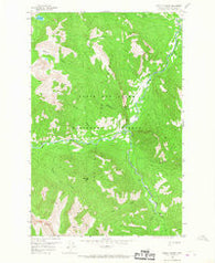 Pretty Prairie Montana Historical topographic map, 1:24000 scale, 7.5 X 7.5 Minute, Year 1958