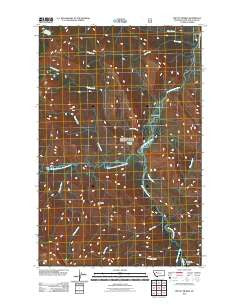 Pretty Prairie Montana Historical topographic map, 1:24000 scale, 7.5 X 7.5 Minute, Year 2011