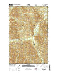 Pretty Prairie Montana Current topographic map, 1:24000 scale, 7.5 X 7.5 Minute, Year 2014
