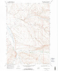 Price Creek NE Montana Historical topographic map, 1:24000 scale, 7.5 X 7.5 Minute, Year 1968