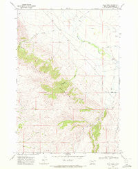 Price Creek Montana Historical topographic map, 1:24000 scale, 7.5 X 7.5 Minute, Year 1968