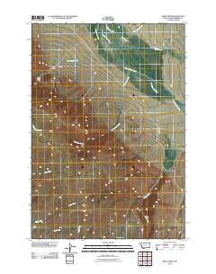 Price Creek Montana Historical topographic map, 1:24000 scale, 7.5 X 7.5 Minute, Year 2011