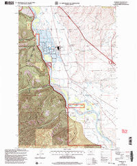 Primrose Montana Historical topographic map, 1:24000 scale, 7.5 X 7.5 Minute, Year 1999