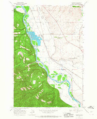 Primrose Montana Historical topographic map, 1:24000 scale, 7.5 X 7.5 Minute, Year 1963