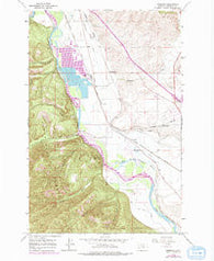 Primrose Montana Historical topographic map, 1:24000 scale, 7.5 X 7.5 Minute, Year 1963