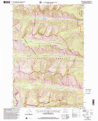 Printz Ridge Montana Historical topographic map, 1:24000 scale, 7.5 X 7.5 Minute, Year 1998