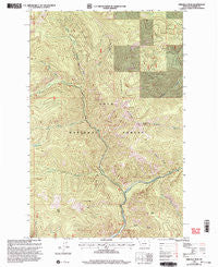 Priscilla Peak Montana Historical topographic map, 1:24000 scale, 7.5 X 7.5 Minute, Year 1999