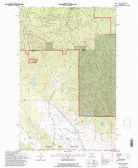 Proctor Montana Historical topographic map, 1:24000 scale, 7.5 X 7.5 Minute, Year 1994